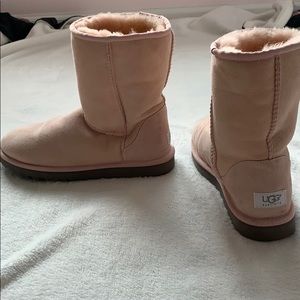 Classic light pink UGG boots